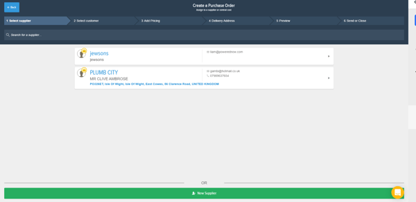Powered Now, purchase order