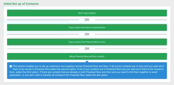 Powered Now, xero integration