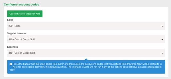 Powered Now, xero integration