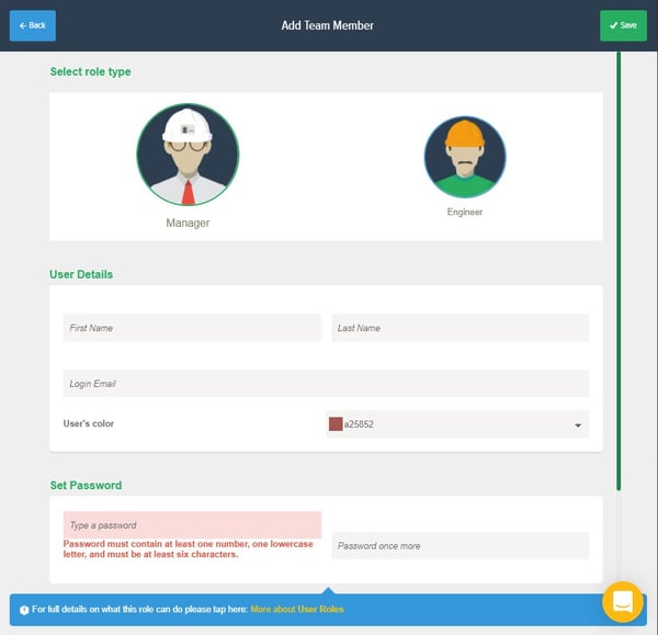 Powered Now, adding your team