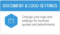 document & logo settings