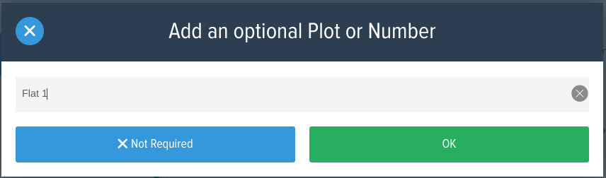 Plot Number Address Creating a document for plots